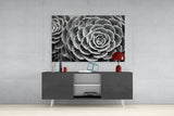 Flower Glass Wall Art