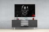 Skull Glass Wall Art