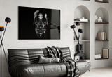 Skull Glass Wall Art