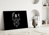 Skull Glass Wall Art