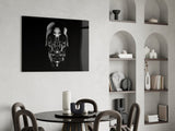 Skull Glass Wall Art