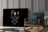 Skull Glass Wall Art