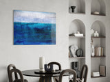 Shade of Blue Glass Wall Art