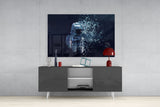 Astronaut Glass Wall Art