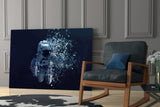 Astronaut Glass Wall Art