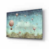 Balloon Glass Wall Art