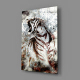 Tiger Glass Wall Art