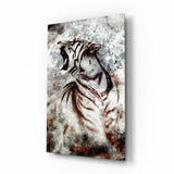 Tiger Glass Wall Art