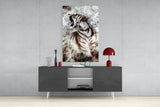 Tiger Glass Wall Art