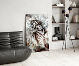 Tiger Glass Wall Art