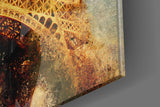 Eiffel Tower Glass Wall Art