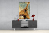 Eiffel Tower Glass Wall Art