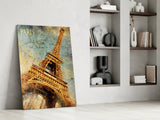 Eiffel Tower Glass Wall Art