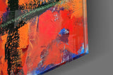 Abstract Glass Wall Art