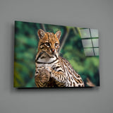 Cheetah Glass Wall Art