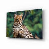 Cheetah Glass Wall Art