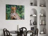 Cheetah Glass Wall Art