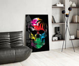 Skull Glass Wall Art