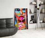 Lollipop Glass Wall Art