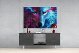 Wolf Glass Wall Art