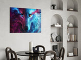 Wolf Glass Wall Art