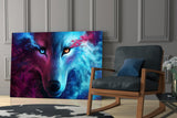 Wolf Glass Wall Art