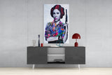 Princess Leia Glass Wall Art