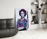 Princess Leia Glass Wall Art