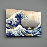 Kanagawa Oki Nami Ura Great Wave Glass Wall Art