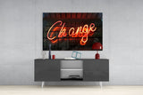 Change Glass Wall Art