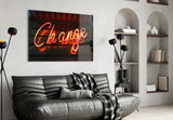 Change Glass Wall Art