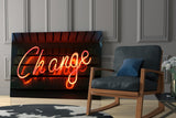 Change Glass Wall Art