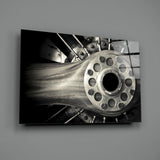 Wheel Glass Wall Art