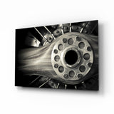 Wheel Glass Wall Art