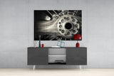 Wheel Glass Wall Art