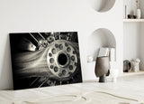 Wheel Glass Wall Art