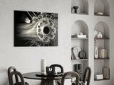 Wheel Glass Wall Art