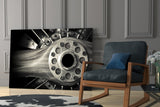 Wheel Glass Wall Art