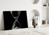 Hourglass Glass Wall Art