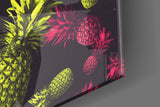 Pineapples Glass Wall Art