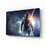 Astronaut Glass Wall Art