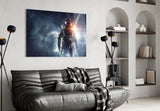 Astronaut Glass Wall Art