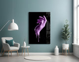 Hand Glass Wall Art