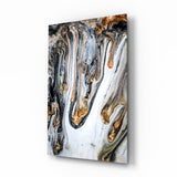 Abstract Glass Wall Art