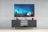 Starry Night Glass Wall Art