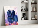 Tulip Glass Wall Art