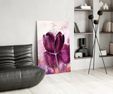 Tulip Glass Wall Art