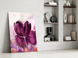 Tulip Glass Wall Art