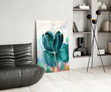 Tulip Glass Wall Art