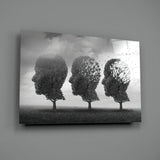 Autumn of Thoughts Glass Wall Art